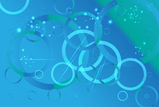Abstract Blue Circles