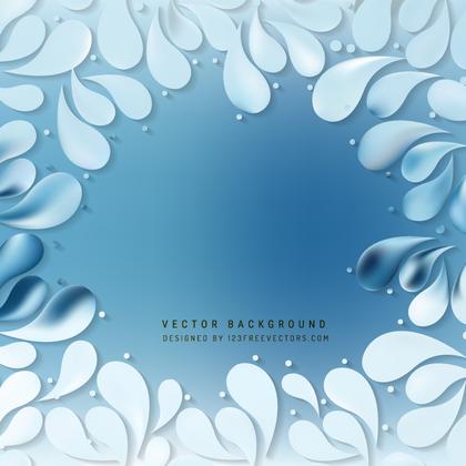 Light Blue Arc Drops Background Template