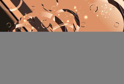 Overlapping Circles Abstract Orange and Brown Gradient Background