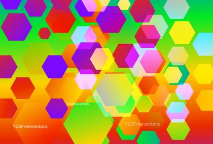 Abstract Hexagon Pattern