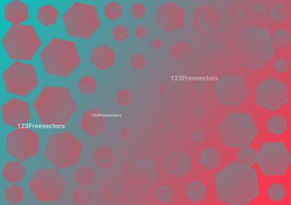 Abstract Hexagon Gradient