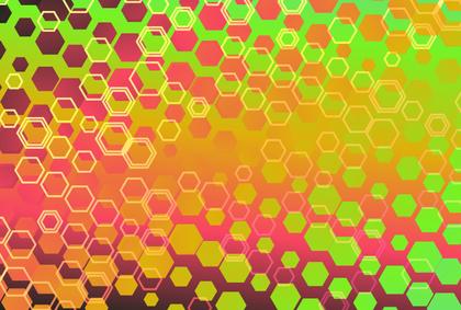 Vibrant Collection of Hexagon Background Vector Designs