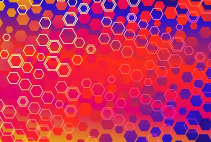 Abstract Hexagon Pattern