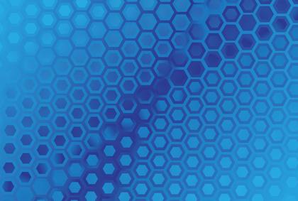 Blue Hexagon Pattern