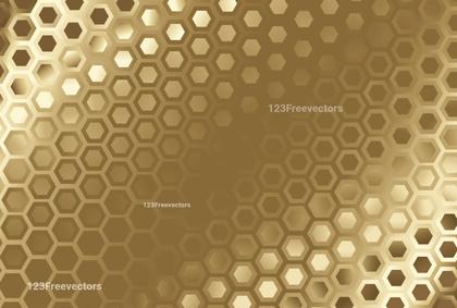Golden Honeycomb Pattern