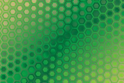 Green Hexagon Gradient