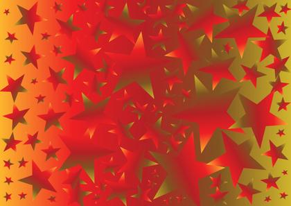 Free Download Red Star Gradient Background