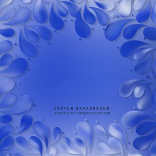 Cobalt Blue Arc-Drop Background Design