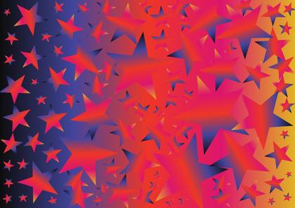 Star-Studded Collection: 47 Vibrant Gradient Star Background Vector Designs