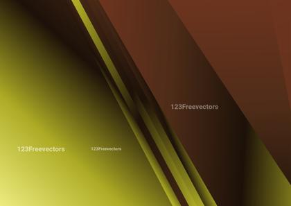 Abstract Brown and Green Lines