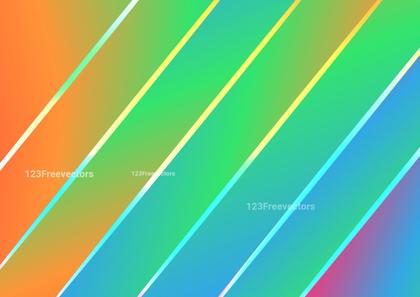 Diagonal Rainbow Stripes