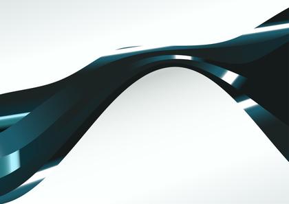 Dark Blue Wave Business Background Illustrator