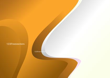 Orange and White Swirl Abstract Background