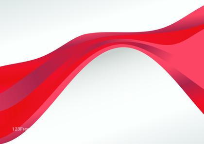Red Wave Abstract