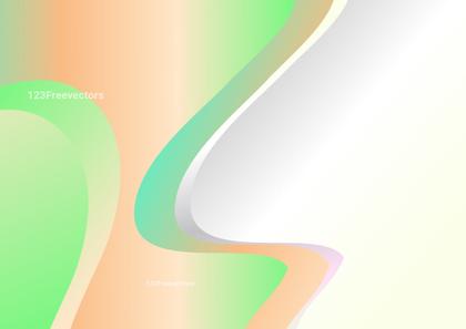 Orange and Green Wave Business Background
