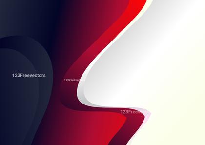 Abstract Red and Blue Wave Business Presentation