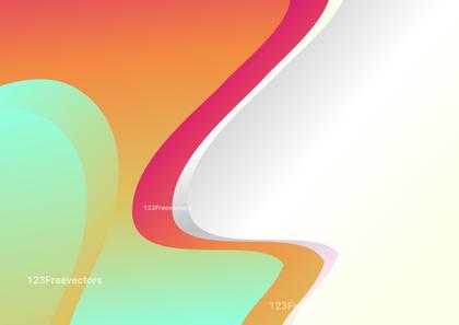 Pink Blue and Orange Wave Business Background