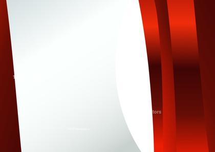 Red and White Abstract