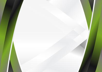Abstract Green and Black Business Brochure Template