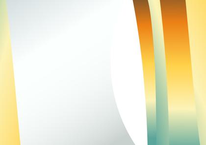 Abstract Blue and Orange Brochure Design Template