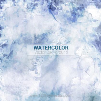 Blue Watercolor Clip Art