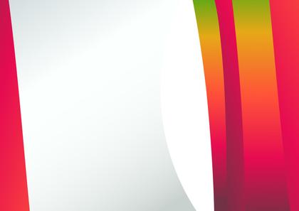 Green Orange and Pink Business Brochure Vector Graphic