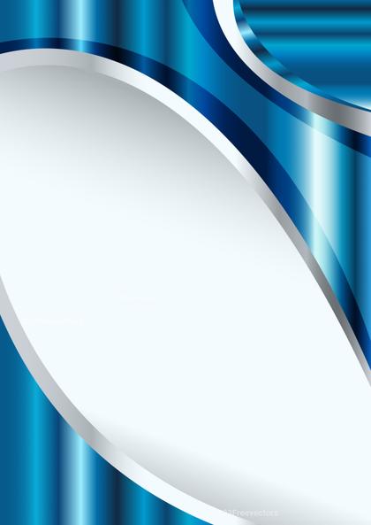 Abstract Blue Wave Background