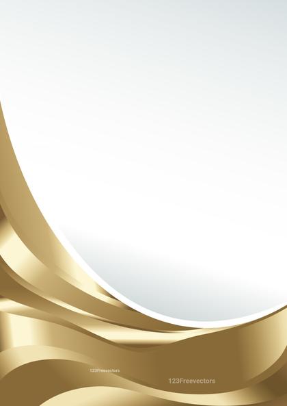 Abstract Brown Business Wave Background Template Illustrator