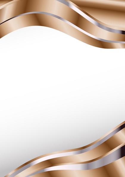 Light Brown Vertical Wave Business Presentation