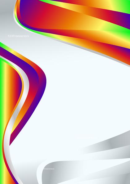 Colorful Business Wave Background