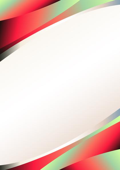 Red and Green vertical Business Wave Background