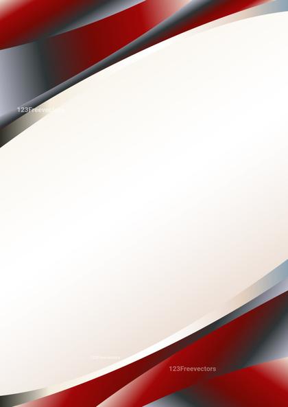 Red and White Abstract