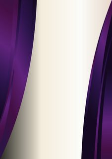 Purple and Cream Abstract