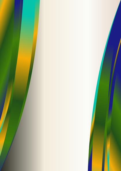 Free Download Blue Green and Orange Vertical Wave Business Background ...