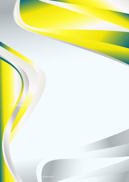Yellow and Blue Abstract Design