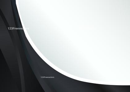 Black and White Curved Background