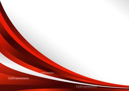 Red Wave Abstract