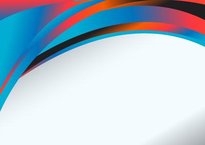 Free Download Abstract Blue and Red Wave Background