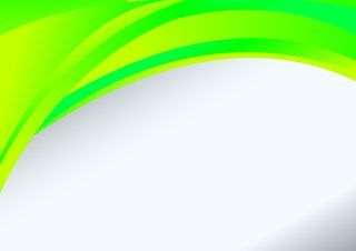 Abstract Green Wave Background