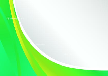 Green Wave Background