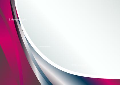 Pink and White Abstract Curve