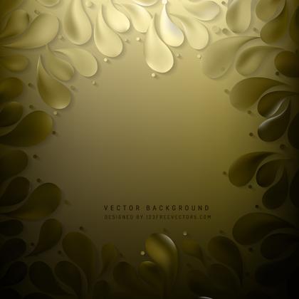 Abstract Black Gold Arc-Drop Background