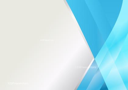 Blue and White Geometric Design