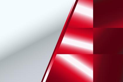 Red and White Abstract