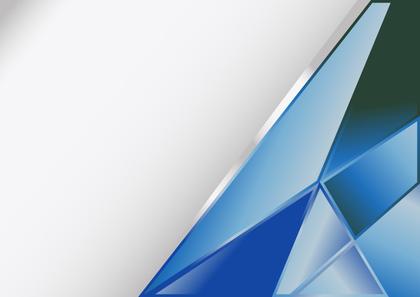 Abstract Blue Geometric Design