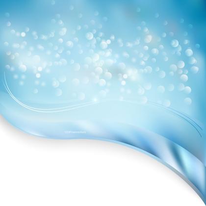 Abstract Light Blue Wave Powerpoint Background