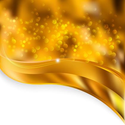 Golden Abstract Bokeh
