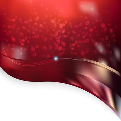 Red Bokeh Abstract Background