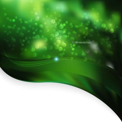 Green Bokeh Background