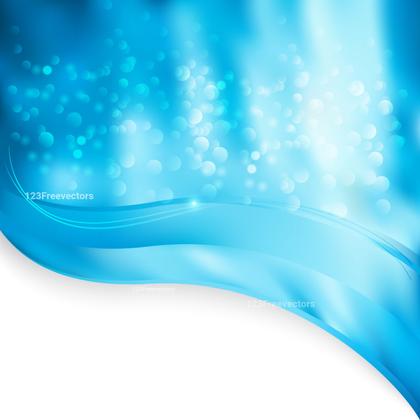Blue Bokeh Background